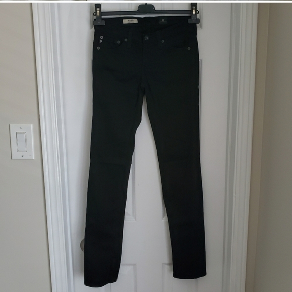 AG EUC The Stilt Black Cigarette Leg Jeans - Picture 5 of 8